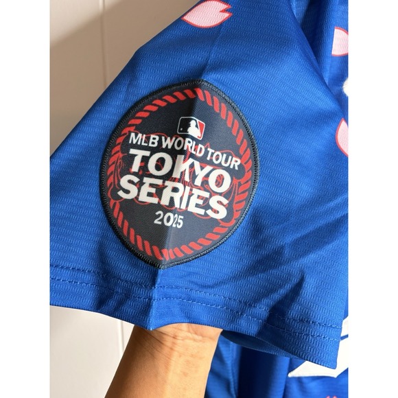 Nike X Takashi Muraka  Dodgers YAMAMOTO  #18 Tokyo Series Cherry Blossom Jersey - Picture 7 of 11